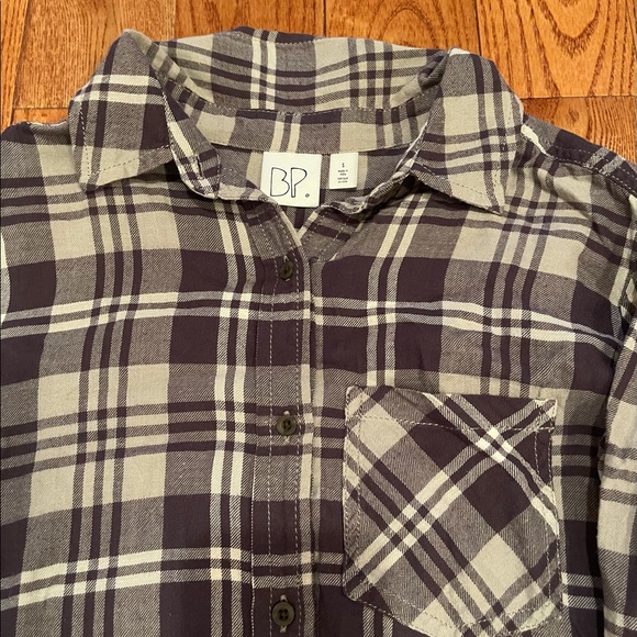 BP Purple and Gray Flannel - Picture 2 of 2